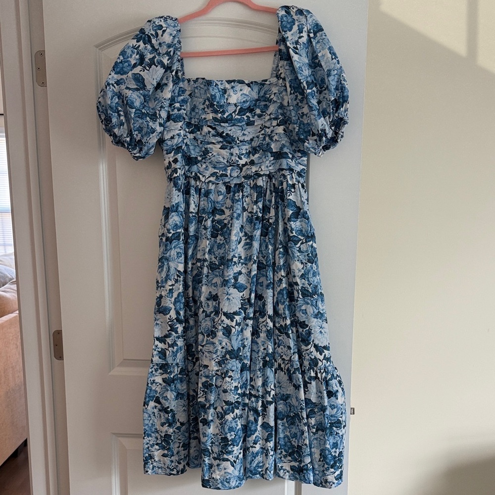 Abercrombie & Fitch Blue Floral Dress